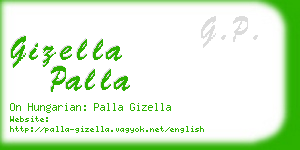 gizella palla business card